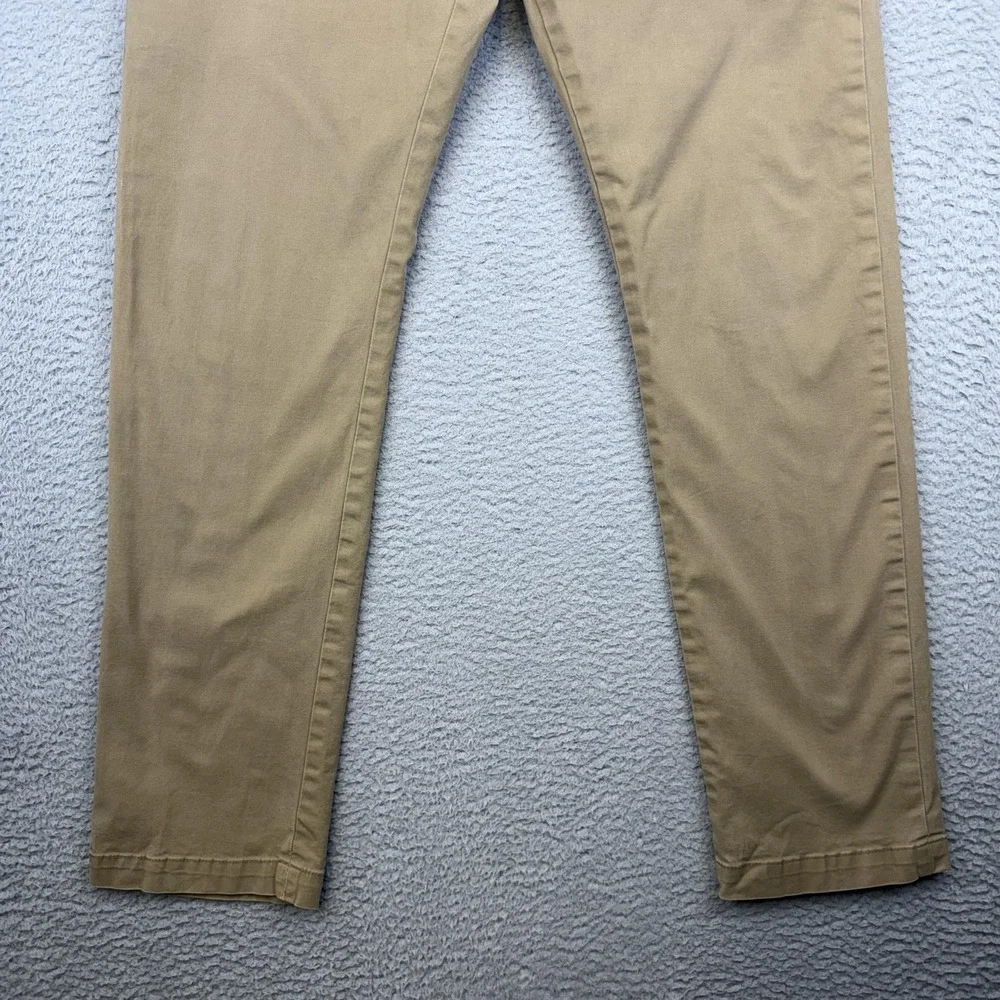 Banana Republic Pants Mens 35x32‎ Beige Fulton Skinny Chino Casual **34X31**